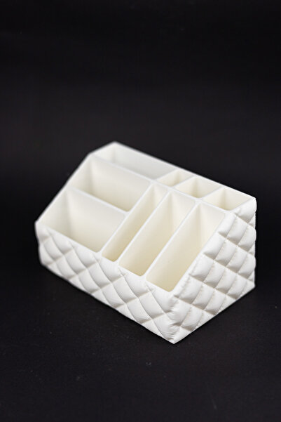 domini منظم أدوات التجميل / الحمام - بمظهر جلدي