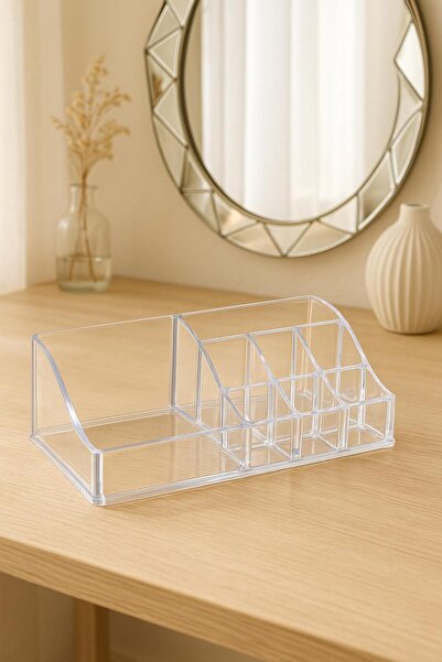 Depa Transparent Pyramid Makeup Organizer Organizer 9×17×6 cm