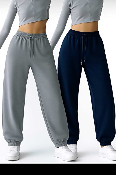 Le Vion DVA KOMADA JO Jogger OTVORENIH ELASTIČNIH PANTALONI