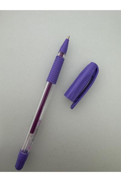 Pensan Ballpoint Pen Gel Pvc 1.0 mm Neon Purple (1 Piece)