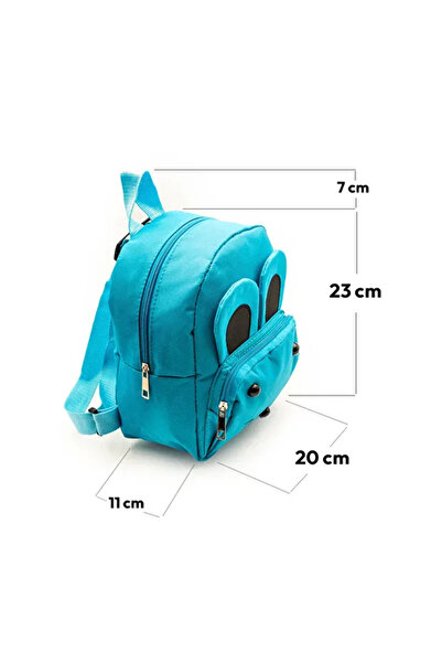 Şahnur pisică Rucsac de școală mini, ușor și confortabil, pentru creșă și grădiniță pentru vârstele 0-4 ani