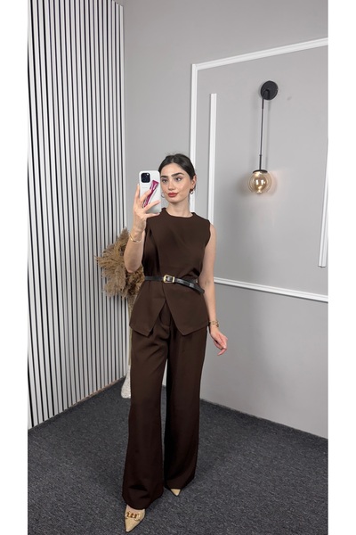 TEXXANA Zero Kol Basic Belt Suit with Collar