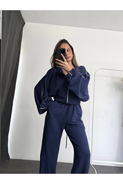 nona butik Σετ αθλητικής φόρμας Haley - Μπλε ναυτικό