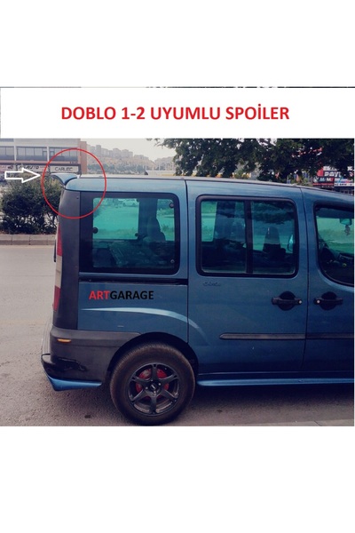 Bodykitartgarage DOBLO 1-2 UYUMLU SPOİLER(BOYASIZ)FİBERGLASS