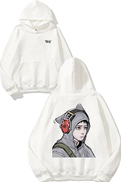 THEWERT Φούτερ με κουκούλα με στάμπα στην πλάτη Simon Henriksson 2 Design