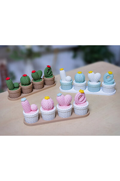 craftopya Love Örgülü Kaktüs Dekor