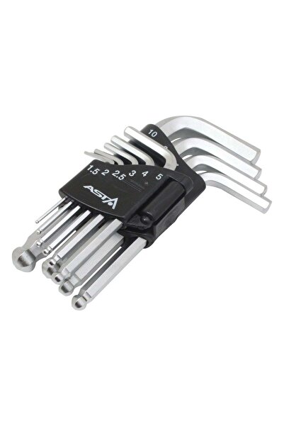 GLOBAL TOOLS SET IMBUS HEXAGON TIP L CU BILA H1.5-H10 ASTA POLAND