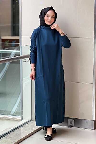 Mahal Crochet Knitwear Fisherman Basic Knitwear Dress