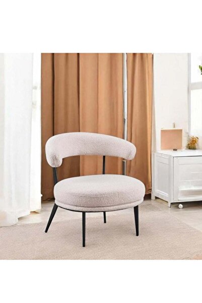 House One The perfect bouclé chair for relaxation || Beige