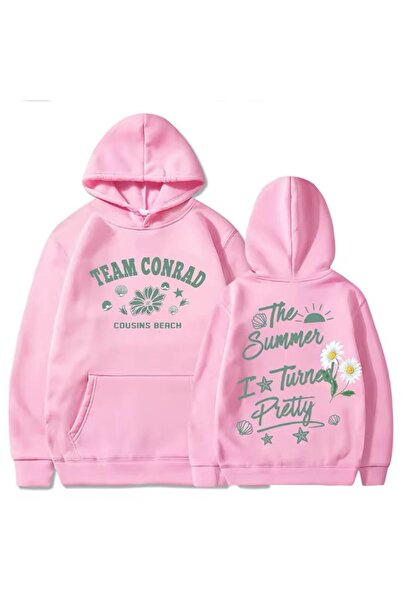 Vordevia Φούτερ Team Conrad εμπρός και πίσω με τύπωμα βαμβακερό 3-κλωνο O oversized