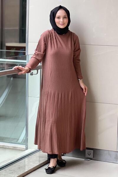Mahal Crochet Knitwear Glitter Mercerized Dress
