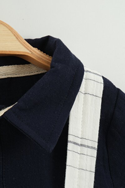 Mini Baray Baby Boy Shirt, T-Shirt and Suspender Shorts 3-Piece Set (9-12-18-24 Months)