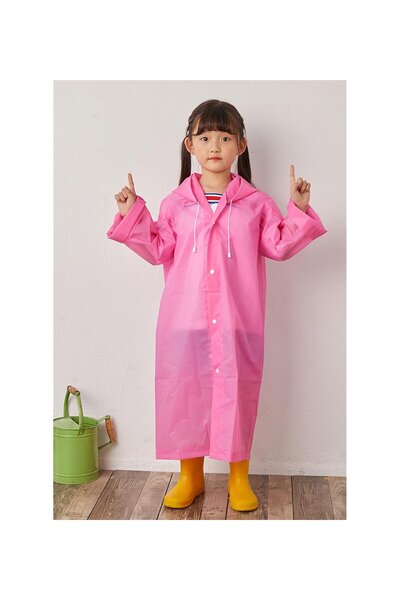 Dream Plus Unisex Kids Blue Water Windproof Raincoat