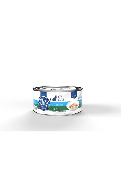 Egeo Pet Food Egeo Cat Food Tuna with Squid in Jelly, 85g