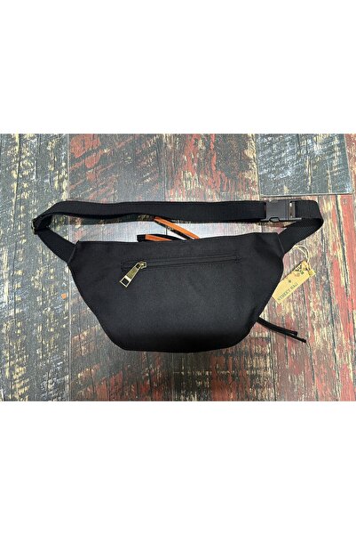 Street Bag Solid Color Waterproof Canvas Waist Bag Daily Travel Use