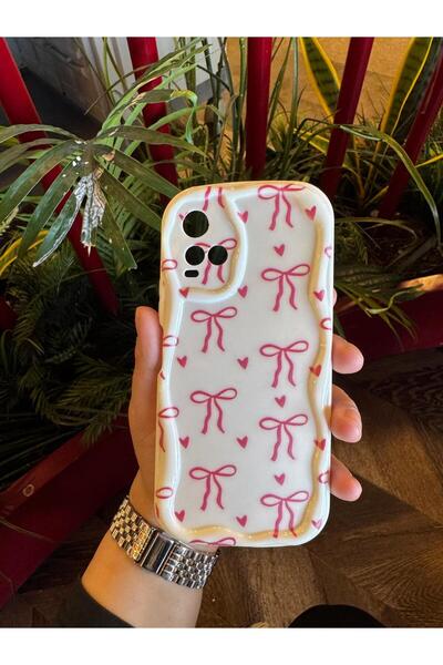 KILIF STORE Vivo Y21S Pink Bow Phone Case