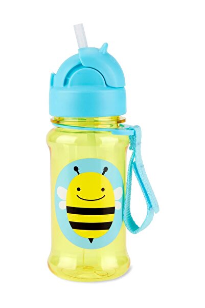 Skip Hop زجاجة مياه تريتان مع شفاطة على شكل نحلة