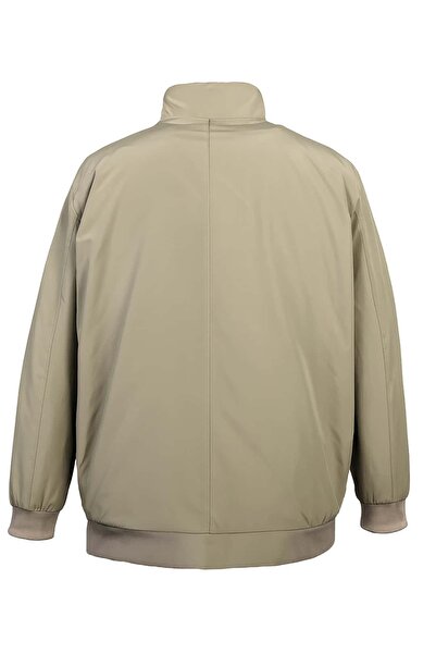 tambattal Plus Size Cotton Seasonal Coat with Ribbing (Extra Wide Fit)