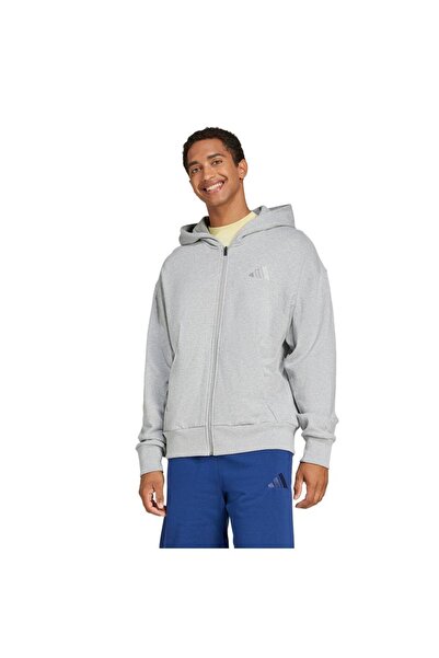 adidas Men's Gray Jacket m a Szn ft Fz Ji6362
