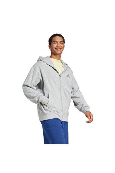 adidas Men's Gray Jacket m a Szn ft Fz Ji6362