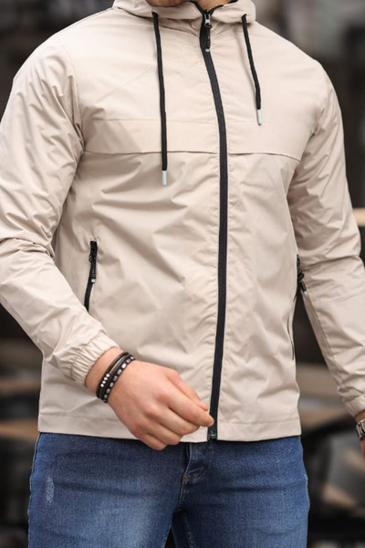 comstar Ανδρικό αντιανεμικό και αδιάβροχο με κουκούλα με επένδυση