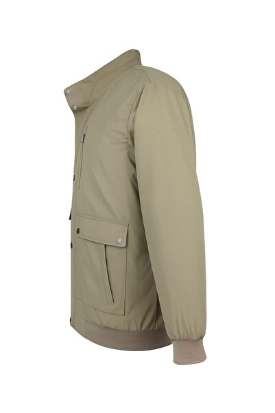 tambattal Plus Size Cotton Seasonal Coat with Ribbing (Extra Wide Fit)