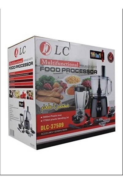 DLC 800W 15-in-1 Multifunctional Electric Blender and Food Processor | DLC-37509