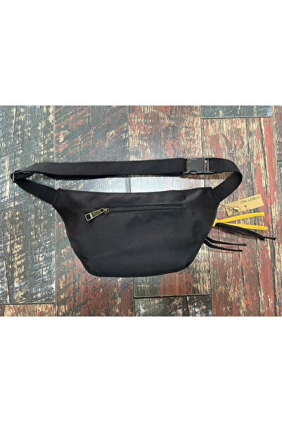 Street Bag Solid Color Waterproof Canvas Waist Bag Daily Travel Use