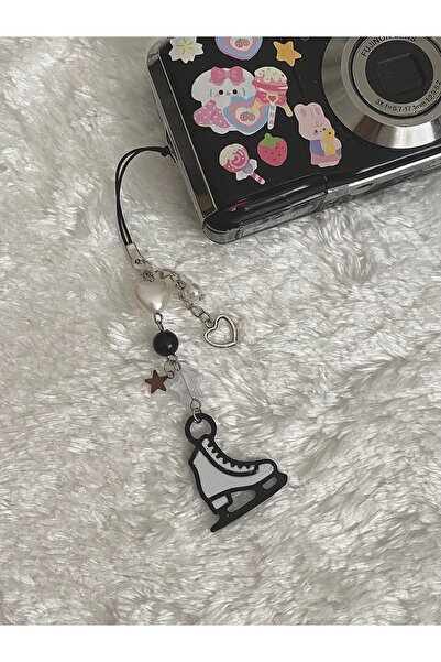 amourina Buz Pateni Fairycore Coquette Kamera Charmı Telefon Charmı Çanta Charmı