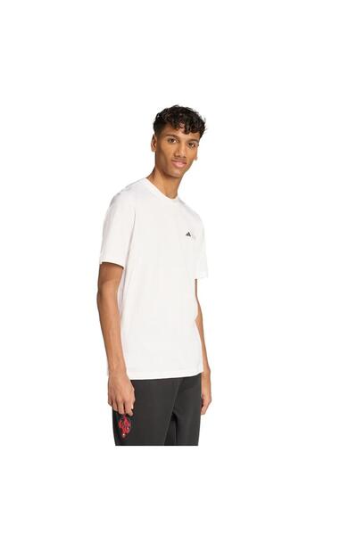 adidas Men's White T-Shirt m T-S Jl8056