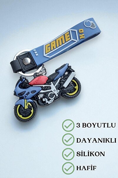 Lynare Motor Motocicletă Model 3D Silicon Breloc pentru motociclist 1 bucată