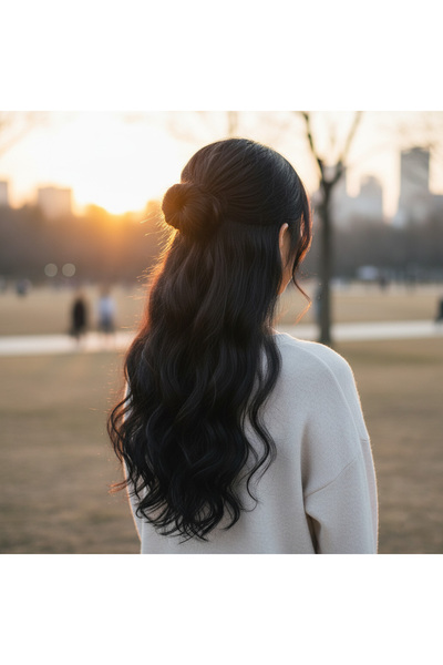 BilfolD فايبر سين دالي وايولد هاف مون + 2 سايد كليك / أسود