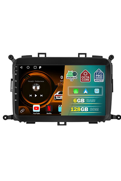 MaxTech Navigatie KIA Carens 4 (2014-2017) dedicata, 6 GB Ram 128 GB Rom OctaCore, Carplay & Android auto