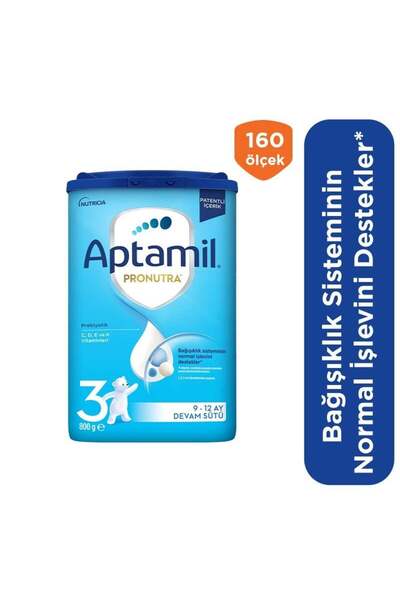Aptamil Devam Sütü Maması No3 9-12 Ay 800 Gr
