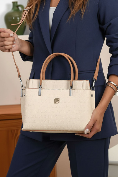 POLO CLUB Women's 3-Compartment Long Crossbody Bag & Handbag (25X20 cm)