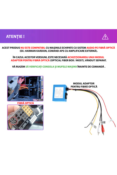 MaxTech Navigatie Mercedes C-Class W204 (2007-2014) dedicata, 2 GB Ram 32 GB Rom, Carplay & Android auto
