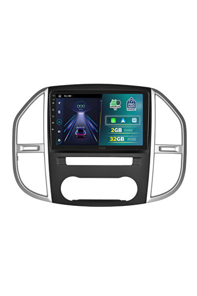 MaxTech Navigație dedicată Mercedes Vito W447 (2014-2020), 2 GB RAM, 32 GB ROM, Carplay și Android Auto