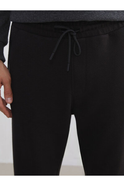 LC Waikiki Black Standard Size Men's Sweatpants