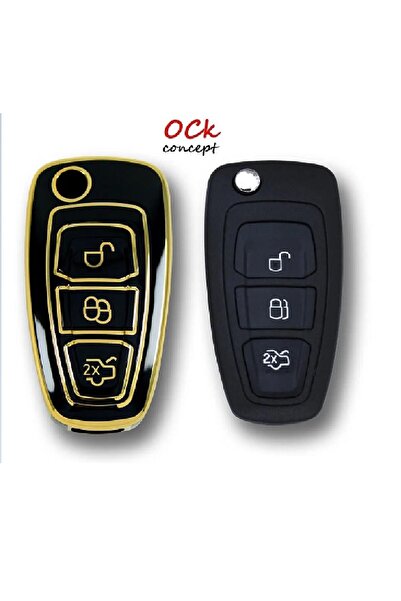 ock concept Ford Focus Mondeo 2010+ Switchblade Black Auto Key Control Contai...