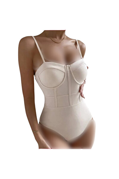 Fstyle Backless cami bodysuit is a unique body shape that can be used with clothes such as jeans, coats, etc.