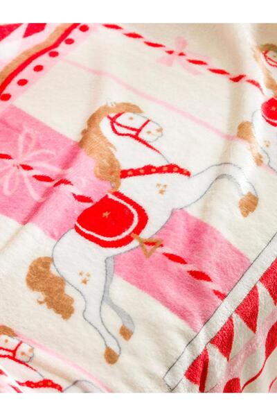 LC Waikiki New Year Themed Tv Blanket 100X150 cm (W5)