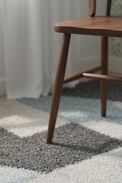 Woodenbend Oslo Ceviz Rengi Yuvarlak Masa Takımı 100 cm – 4 Kayın Sandalyeli Modern Bohem İskandinav