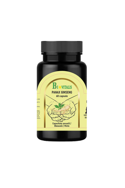 Biovitalis Capsule Panax Ginseng, 500 mg, 60 cps