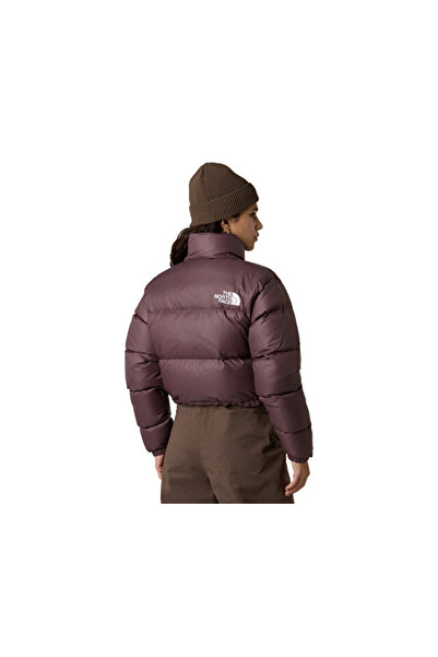 THE NORTH FACE W Nuptse Short Jacket Kadın Outdoor Montu (700 Dolgu Kaz Tüyü) NF0A5GGEBQ71 Gri