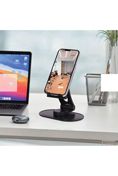 OEM Black Rotating Foldable Holder for Mobile Phone/Tablet