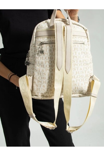 eflanmoda Just Polo Monogram Printed Women's Backpack