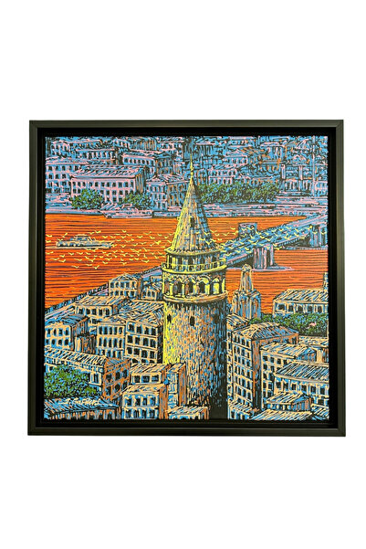 Florit Art Javad Gaffari Galata Yağlı Boya Tablo