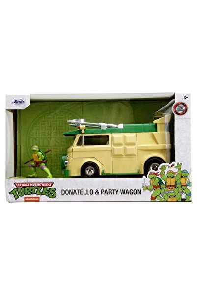 Jada Toys Jada Ninja Set Figurina Donatello Si Vagonul De Petrecere 1:24