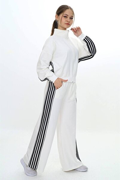 Jannock Комплект анцуг с дълъг ръкав, 100% памук, голям размер, горна и долна част, за момиче - 183 бр.