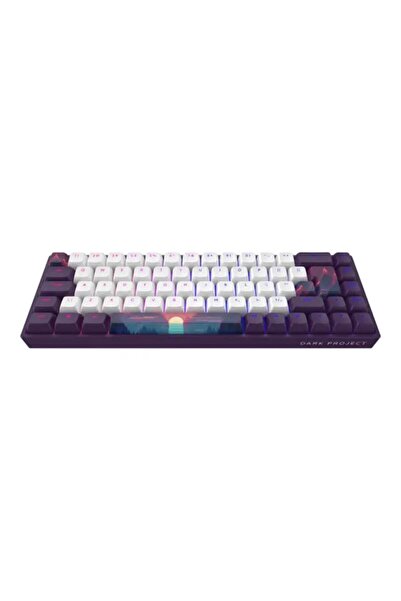 DARK PROJECT Gaming Mechanical Keyboard 68 Sunrise RGB 60% - G3MS Sapphire Switches, PBT